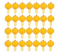 Zerodeko 50pcs Replacement Lights Bulbs for Halloween Ceramic Tree - Pumpkin Shape Bulbs - Pumpkin Head Tree Top for Decorating Holiday Patio Craft Project Accessories
