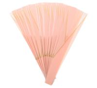 Zerodeko 50pcs Single Rose Sleeve Flower Wrapping Bag Matte Gold Line for Valentine’s Day, Small Bouquet Sleeve Floral Wrap Supplies and Florist Use