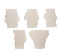 Zerodeko 5pcs 3D Angel Silicone Mold for Resin Soap Candle Plaster Crafts