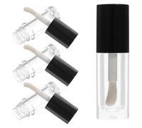 Zerodeko 5pcs 6ml Empty Lip Gloss Tube Refillable Lip Balm Container with Wand for DIY Travel Use