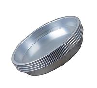 Zerodeko 5pcs Aluminium Alloy Food Plates Multi-Functional Dinner and Snack Trays for BBQ Camping Picnics and Outdoor Use Easy to Clean and Reusable