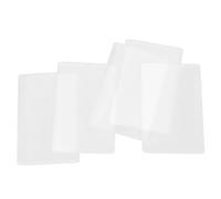 Zerodeko 5pcs Business Card Sleeves Plastic Credit Card Holders Waterproof Ultra-thin Design Hard Plastic Protectors for Wallet Everyday Use