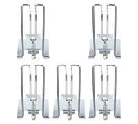 Zerodeko 5pcs Cash Register Tray Clip Cashier Drawer Insert Clips Metal Universal Compatibility Secure Money Organization for Shop Market Office Counter