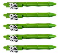 Zerodeko 5pcs Decorative Panda Press Type Gel Pen for Students Study