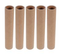 Zerodeko 5pcs Heavy-duty Cardboard Poster Shipping Tubes Cylindrical Containers for Art Prints Engineering Drawings School Projects Lightweight Portable Storage