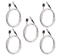 Zerodeko 5pcs High Temperature Thermistor Sensor for 3d Printer Hot End, Precision Temperature Measurement, Plastic and Stainless Steel Material, Replace K-type Thermocouple, for Hot End