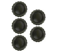 Zerodeko 5pcs Iron Drum Bung Plug for Gasoline Drums and Oil Storage Containers, Green Metal Barrel Caps with Sealing and Leak Prevention Features, Suitable for Chemical and Industrial Use