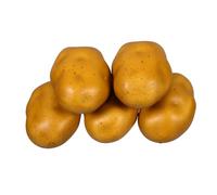 Zerodeko 5pcs Lifelike Foam Potato Props for Home Decor Realistic Fake Vegetables for Kitchen Simulation Supermarket Displays Dining Table Centerpiece Decorative Ornament