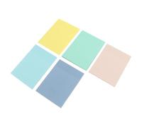 Zerodeko 5pcs Memo Stickers 5 Books Pet Note Pads for Recording Notes