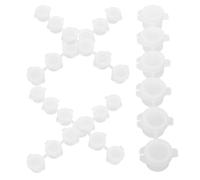 Zerodeko 5pcs Mini Storage Containers Paint Cups White Pe Material Lightweight Sort and Store Paint for Painting Supplies