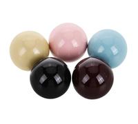 Zerodeko 5pcs Perfume Ball Lid Misty Spray Bottles Cap Electroplated Plastic Spherical Cap Assorted Color Unique Elegant Design for Office Settings and Dates