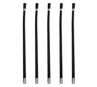 Zerodeko 5pcs Plastic Extinguisher Hose Replacements Flexible Design Extended Fire Extinguishing Time Black Supply for 4kg Fire Extinguisher