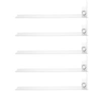 Zerodeko 5Pcs Plastic Soda Fridge Organizer Self-Pushing Drink Organizer Shelf Drink Pusher Maximizes Display Area Keeps Products in Display Position for Supermarkets