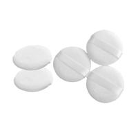 Zerodeko 5pcs Powder Puff Small Cosmetic Puff Simple Shaped Cut Velour High Grade Material Supple Soft Makeup Accessory for Valentine's Day and Christmas