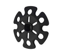 Zerodeko 5pcs Rubber Walking Stick Baskets Replacement Tips for Trekking Poles, Lightweight and Easy to Install Mud and Snow Flake Baskets for Hiking and Outdoor Activities