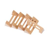 Zerodeko 5pcs Traditional Sanxian Bridge Aged Construction Authentic Chinese Folk Music Instrument Part Musicians Advanced Beginners Use