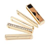 Zerodeko 5pcs Zinc Alloy Watch Band Charms with Adorable Shape, Comfortable and Easy to Use Decorative Loops for Watch Strap Accessories, for Sport and Casual Wear