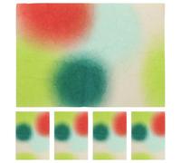 Zerodeko 5sheets Rainbow Gradient Crepe Paper Textured Bouquet Wrapping Paper for Flower Arrangements Festive Celebrations Floral Wrap