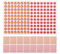 Zerodeko 60sheets Thumbs-up Flower Pattern Stickers Boys and Girls Reward Decals Self-adhesive Classroom Stationery Labels for Students Appreciation