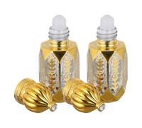 Zerodeko 6ml Glass Perfume Travel Bottle 2pcs Set Refillable Cosmetic Spray Vial Portable Perfume Dispenser for Men and Women On-the-go