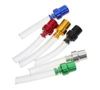 Zerodeko 6pcs Atv Motorcycle Fuel Tank Vent Hose Caps Aluminum Ventilation Covers for Off-road Motorbike Gas Tank with Easy Installation and Stylish Red Blue Black Gold Green Silver