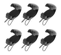 Zerodeko 6pcs Car Sunglasses Mount Clips Auto Glasses Holders for Sun Visor Organizer Practical Car Accessories for Neat Interior and Easy Operation