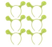 Zerodeko 6pcs Cartoon Monster Headbands for Halloween and Christmas Vivid Ears Hair Hoops Funny Dance Party Accessories Cosplay Costume Headwear for Adults