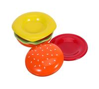 Zerodeko 6pcs Ceramic Condiment Sauce Bowls with Nonslip Base Heat Resistant Dip Dishes for Soy Sauce Vinegar and Appetizers Easy Clean Small Serving Plates for Versatile Kitchen Use