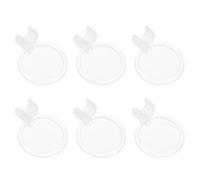 Zerodeko 6pcs Diamond Art Pen Holder Magnifier with Clip Plastic Construction for Stable Grip Portable Magnifying Tool for Painting Reading and Phone Screen Enlargement