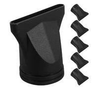 Zerodeko 6Pcs Hair Dryer Nozzle Concentrator Attachments Flat Blow Dryer Nozzle for Precise Styling Compatible Professional Salon Hair Drying Accessories