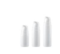 Zerodeko 6pcs Leak Proof Refillable Travel Bottles Set for Women Wide Mouth Design Pp Material for Travel and Airport Use Includes 2pcs 5ml 2pcs 10ml