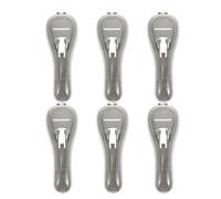 Zerodeko 6pcs Manual Storage Case Set, Hard Plastic Travel Protector Holder for Men’s Beard Shaving Accessories, Portable Safety Organizer for Bathroom and On-The-Go Use