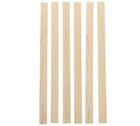 Zerodeko 6pcs Mud Guide Sticks Shaping Tools Wooden Beige Rolling Mud Wood Strip Household Wood Stick Hold Clay in Place Reduce Shaping Errors for Crafts and Art Pieces