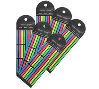 Zerodeko 6pcs Pet Highlighter Strips for Books with Long and Short Colorful Tabs, Exquisitely Crafted Reading Strips for Highlighting Important Sentences, Convenient for Reading in Schools