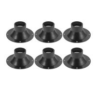 Zerodeko 6pcs Plastic Treble Speaker Horns Screw Mount for Home Theater Audio System Sound Horn for Home Audio Enhancement