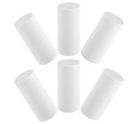 Zerodeko 6pcs Refillable Deodorant Stick Containers 15ml with Caps for Blusher and Cream, Small Plastic Tubes with Advanced Sealing Protection to Prevent Leaks, for DIY and Longterm Storage