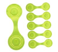 Zerodeko 6pcs Reflective Magnetic Warning Clips for Backpacks and Clothing Portable Lightweight Night Safety Reflectors for Running Schoolbags Outdoor Sports High Visibility Yellow Tags