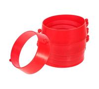 Zerodeko 6pcs Traffic Cone Connectors Kit for Construction and Marking Parking Areas, Plastic Multi-functional Traffic Cone Accessories with Swift Attachment for Enhanced Road Safety