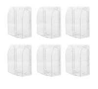 Zerodeko 6pcs Waterproof Outlet Cover Box for Wall Socket Panel 86 Type 90-degree Flipping Cover, PC Material Protective Switch Case to Keep Sockets Clean, Suitable for Bathrooms