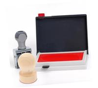 Zerodeko 6pcs Wooden Stamp Handles Replacement Ergonomic Round Grip Wax Seal Handles Easy Install Crafting Tools for Letter Stamping and Seal Accessories