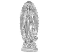 Zerodeko 7.7" Our Lady of Grace Virgin Mary Statue - Blessed Mother Catholic Figurine - Religious Desktop Sculpture for Home Altar, Chapel & Office Decor - Sacred Spiritual Gift for Baptisms