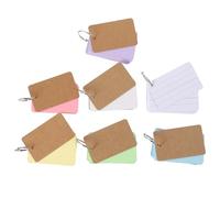 Zerodeko 7 Pieces Portable Handwriting Cards Assorted Colour Paper Index Cards Easy to Write for Taking Notes and Leaving Messages Assorted Style