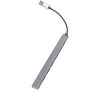 Zerodeko 7-port USB 3.0 Hub Adapter for Laptop with Fast Heat Dissipation, Aluminium Alloy Material, Small and Practical Design, Extra USB Ports for Mouse and Printer Connectivity