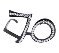 Zerodeko 70th Birthday Glasses Number Eyeglasses with Rhinestones Frame Funny Sunglass 70th Birthday Anniversary Party Decorations
