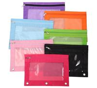 Zerodeko 7pcs Portable Multi-Function Pencil Pouches Large-Capacity Oxford Cloth Pencil Bags with Zipper for Household Use, Wear-Resistant and Well-Made