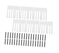 Zerodeko 88pcs Piano Keytops Set for Professional Piano Repair 5.2cm White Keys and Matte Black Keys Replacement for Acoustic and Digital Keyboards