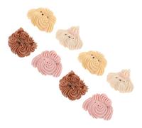 Zerodeko 8pcs Dog Charms Cute Cartoon Resin Puppy Ornaments for Phone Case and Cups, Plastic Resin DIY Craft Decorations, Compact Portable, for DIY Projects and On-the-go Creativity