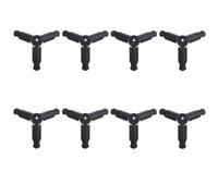 Zerodeko 8Pcs Foldable Phone Tripod with 1/4 Inch Screw, Mini Desktop Smartphone Holder Stand for Selfie and Action Cameras, Portable Folding Video Tripod for Travel and Broadcasting