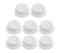 Zerodeko 8pcs Pepper Mill Replacement Core with Alumina Ceramic Grinder for Kitchen and DIY Maintenance, Wear-Resistant High Hardness Salt and Pepper Grinder Parts in White