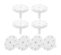 Zerodeko 8Pcs Plastic Freezer Temperature Knobs Replacement, Adjustable Thermostat Control Dial Switch for Fridge and Mini Refrigerator, Refrigerator Knob Accessories for Freezer Thermostat